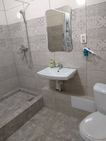 Фото номера Апартаменты с 1 спальней Апартаменты SKY&amp;KTS Apartments г. Борисполь 13